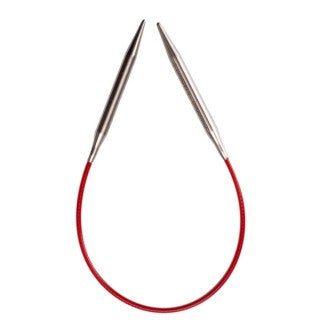 Chiaogoo Knit Red Aiguilles circulaires fixes 23 cm