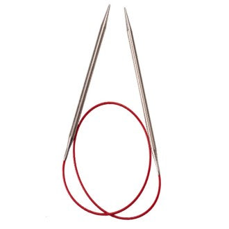 Chiaogoo Red Lace Aiguilles circulaires fixes 80 cm