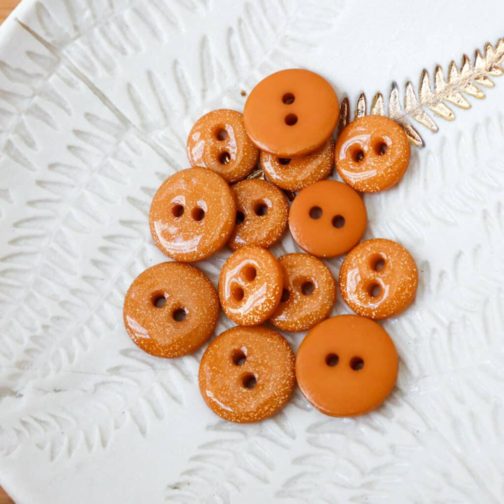 Lise Tailor Boutons glitter deux trous 12 mm