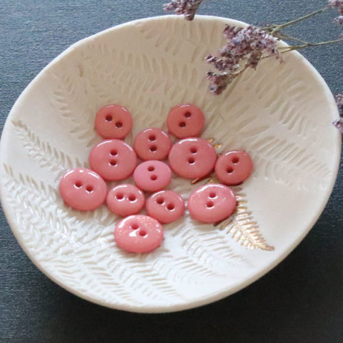 Lise Tailor Boutons glitter deux trous 12 mm