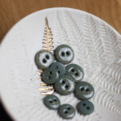 Lise Tailor Boutons glitter deux trous 12 mm