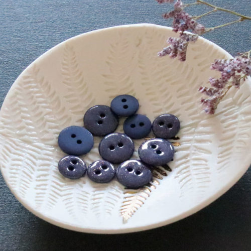 Lise Tailor Boutons glitter deux trous 12 mm