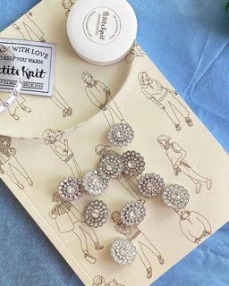 PetiteKnit Bouton Blingknapper