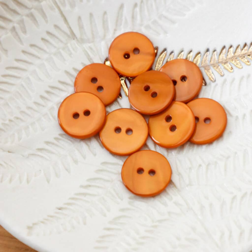 Lise Tailor Boutons en nacre plat 15 mm