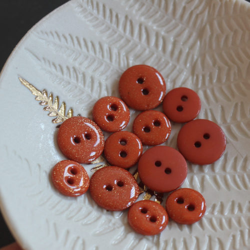 Lise Tailor Boutons glitter deux trous 12 mm