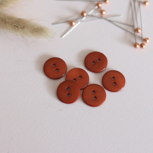 Lise Tailor Boutons en nacre plat 15 mm