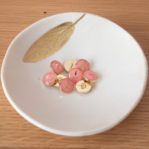 Lise Tailor Boutons Bottine Feuillette 12 mm