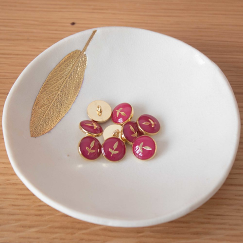 Lise Tailor Boutons Bottine Feuillette 12 mm