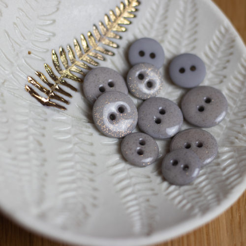 Lise Tailor Boutons glitter deux trous 12 mm