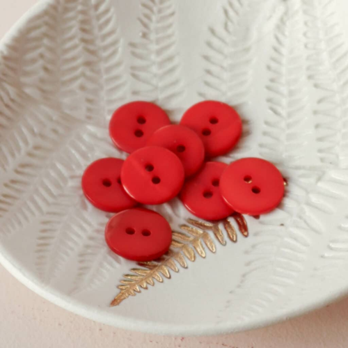 Lise Tailor Boutons en nacre plat 15 mm