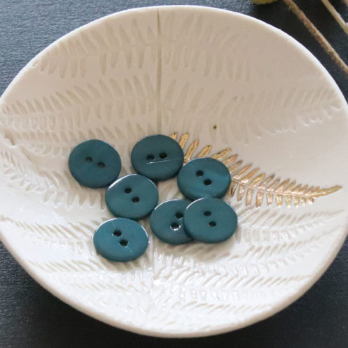 Lise Tailor Boutons en nacre plat 15 mm