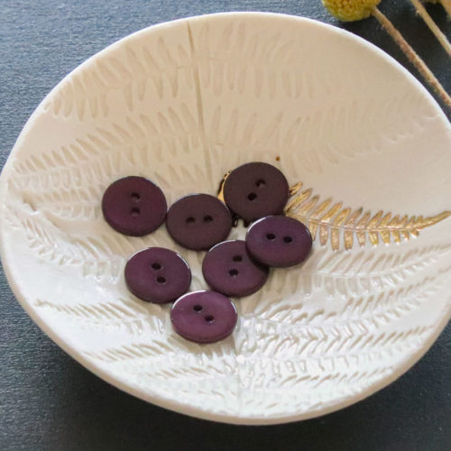 Lise Tailor Boutons en nacre plat 15 mm