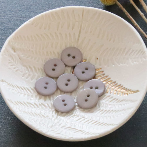 Lise Tailor Boutons en nacre plat 15 mm