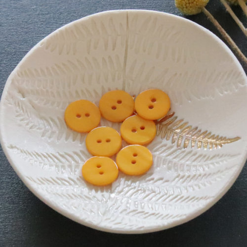 Lise Tailor Boutons en nacre plat 15 mm