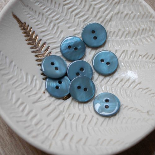 Lise Tailor Boutons en nacre plat 15 mm