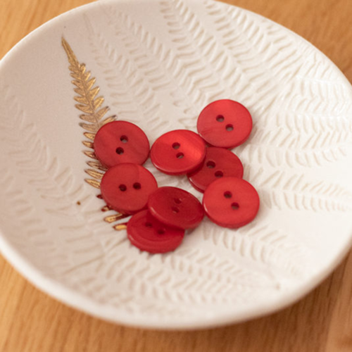 Lise Tailor Boutons en nacre plat 15 mm