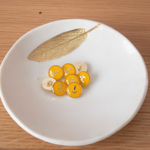 Lise Tailor Boutons Bottine Feuillette 12 mm