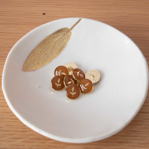 Lise Tailor Boutons Bottine Feuillette 12 mm