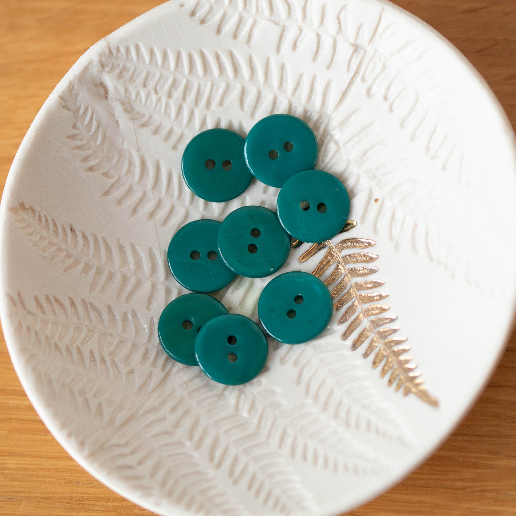 Lise Tailor Boutons en nacre plat 15 mm