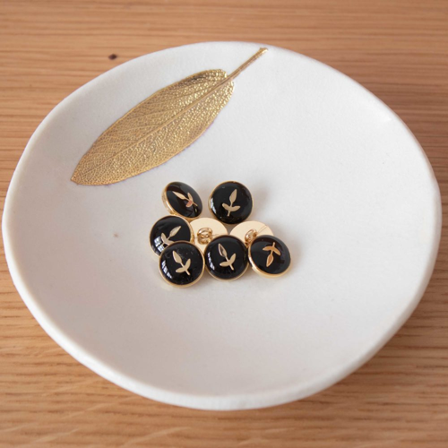 Lise Tailor Boutons Bottine Feuillette 12 mm