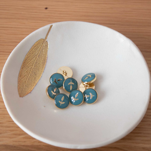 Lise Tailor Boutons Bottine Feuillette 12 mm