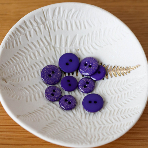 Lise Tailor Boutons glitter deux trous 12 mm