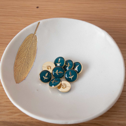 Lise Tailor Boutons Bottine Feuillette 12 mm