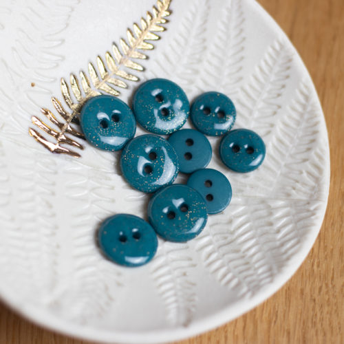 Lise Tailor Boutons glitter deux trous 12 mm