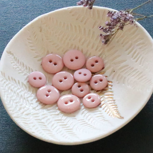 Lise Tailor Boutons glitter deux trous 12 mm